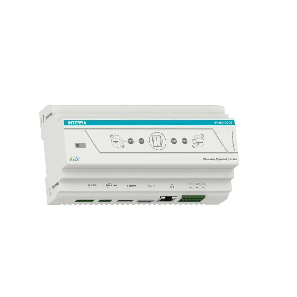 Interra Aufzugssteuerungsserver, KNX / IP-basiert
