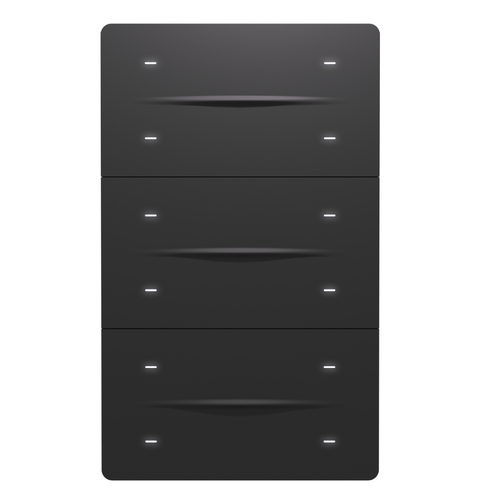 Interra iXm KNX Touchpanel 3 Zoll, 12-fach, Terra Natur