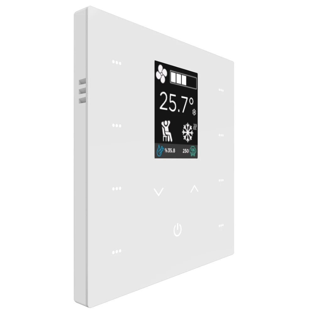 Interra iX1, KNX Touchpanel, 2 / 4 / 8 Tasten, Schwarz