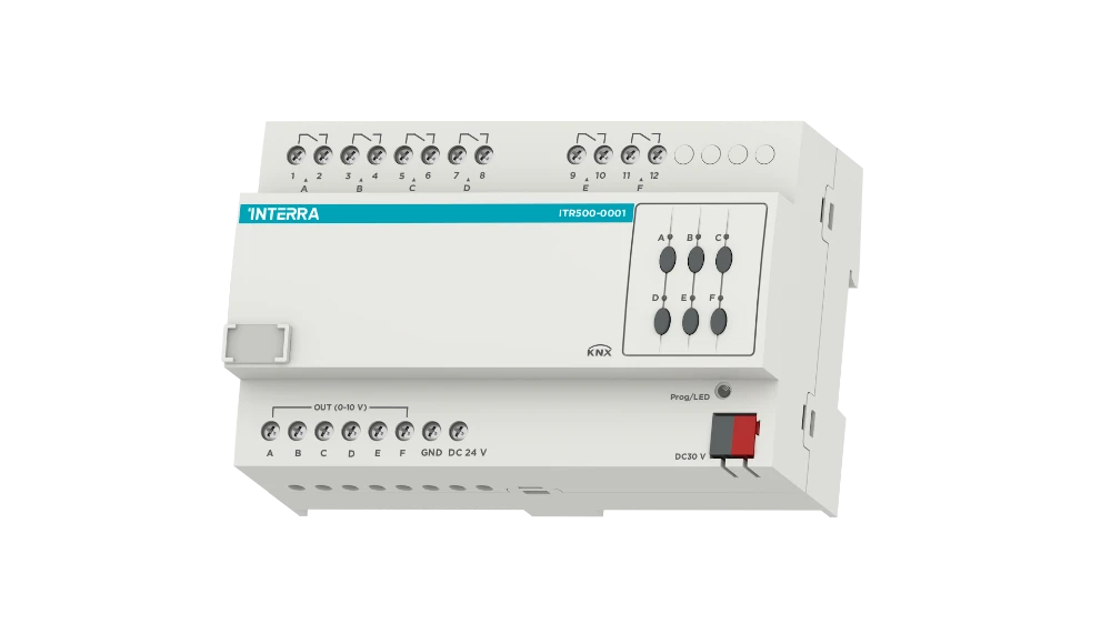 Interra KNX Dimmaktor 6 Kanäle 1-10 V DC