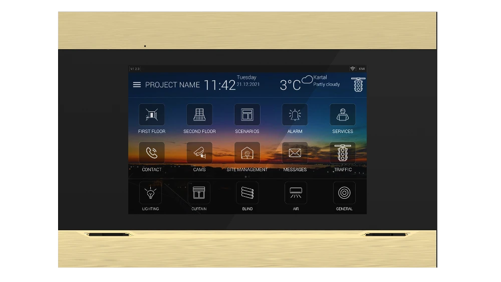 Interra 4 10,1 Zoll KNX Touchpanel