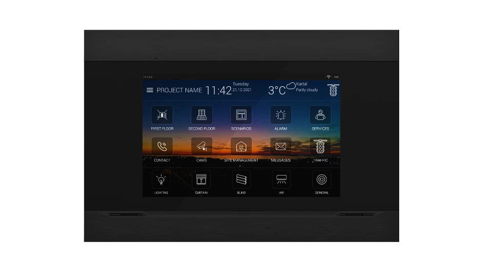 Interra 4 7 Zoll KNX Touchpanel