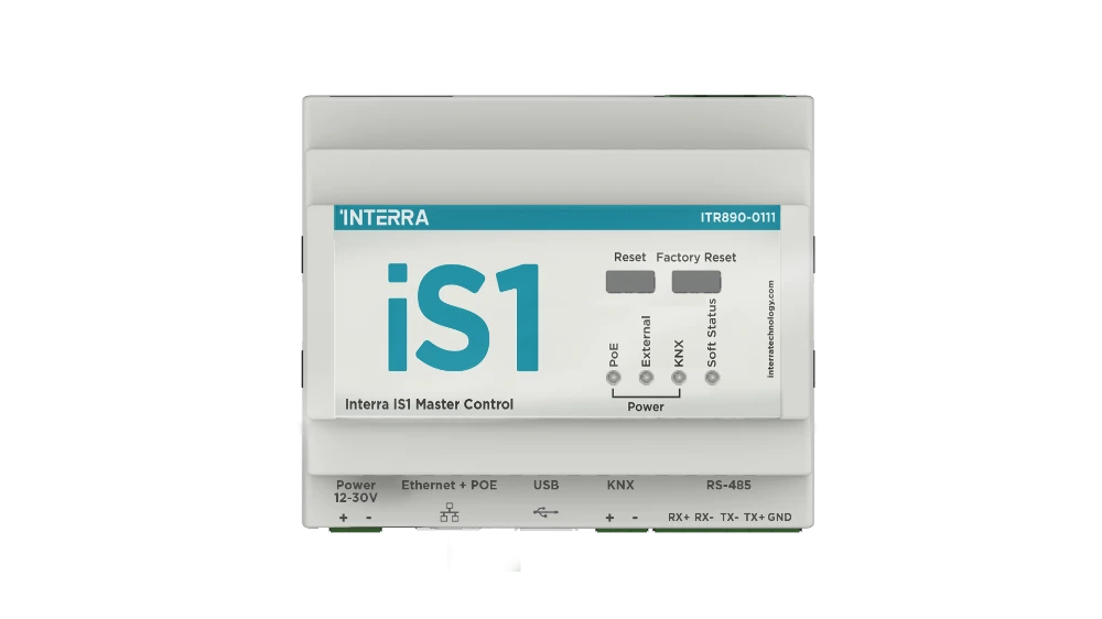 Interra iS1 Master Control, mit KNX