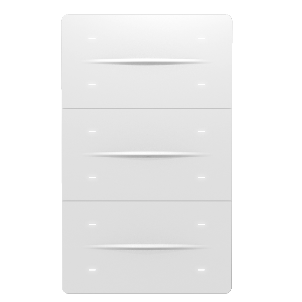 iX-M 12-Tasten KNX Tasterpanel – Weiß